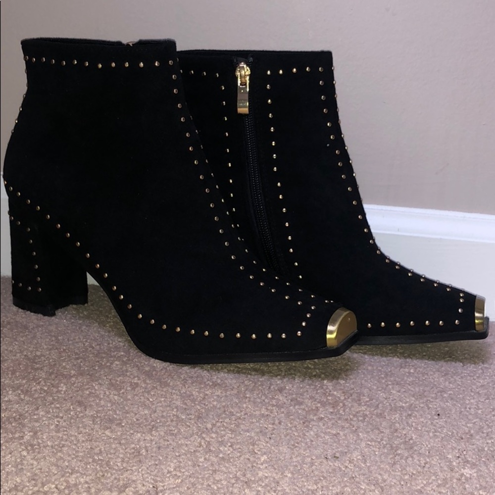 Black Studded Boots